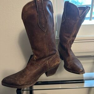 Ariat Leather Cowboy Boots, women’s size 9.5